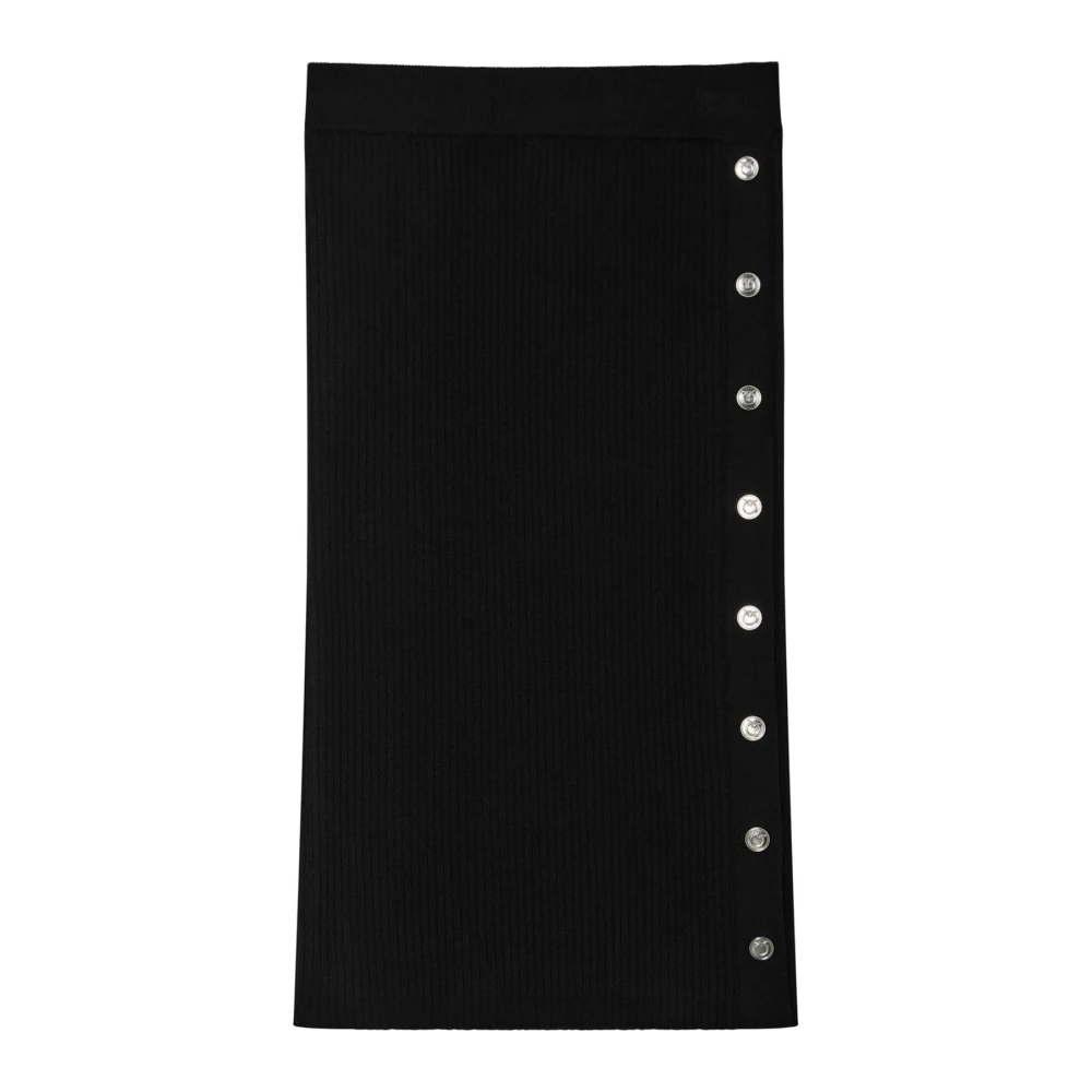 pinko Elegante wollen rok Black Dames