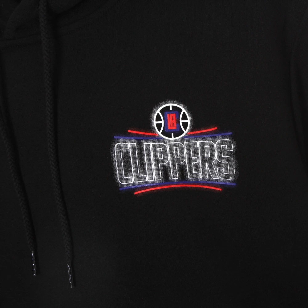 new era NBA Neon LA Clippers Hoodie Black Heren