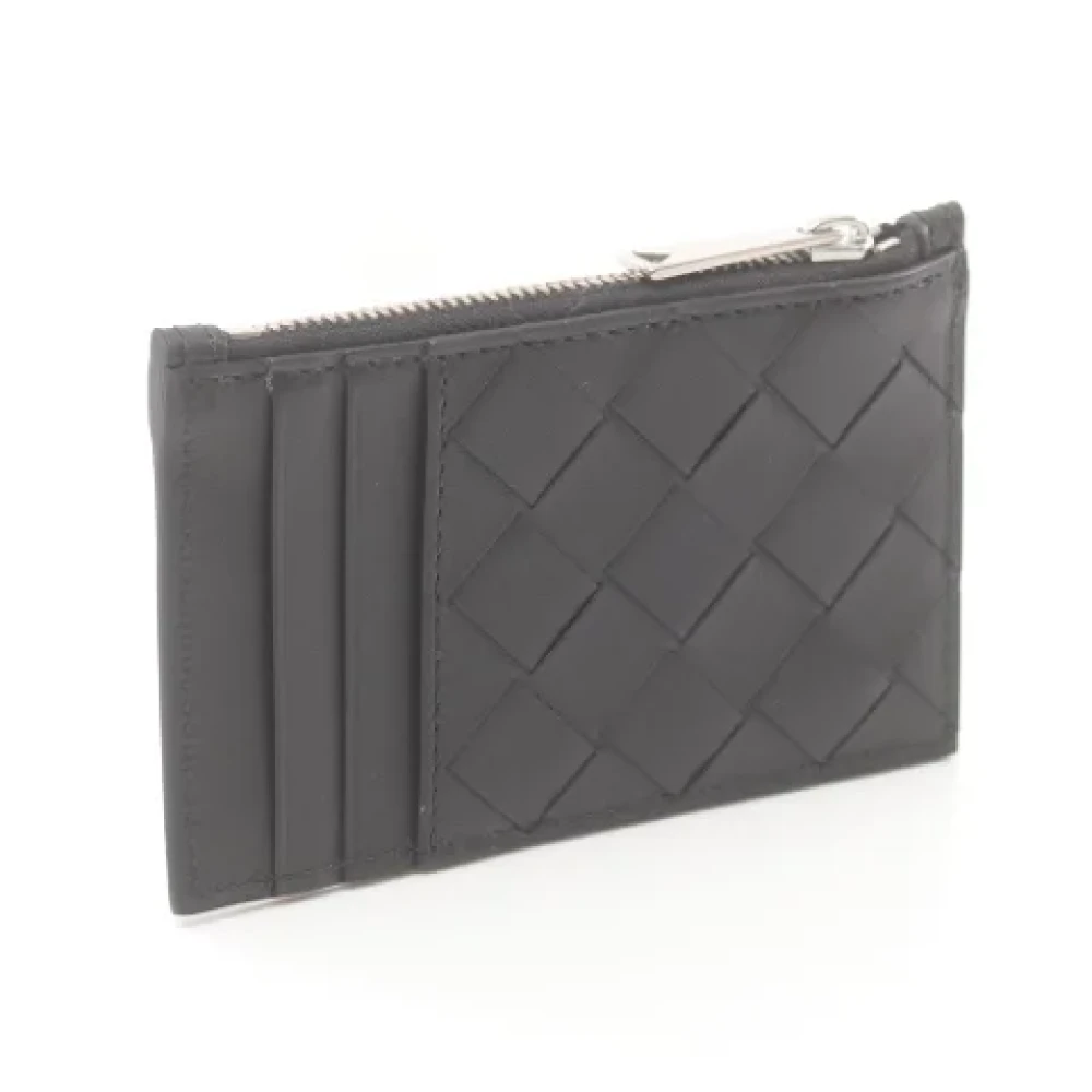 Bottega Veneta Vintage Pre-owned Fabric wallets Black Dames