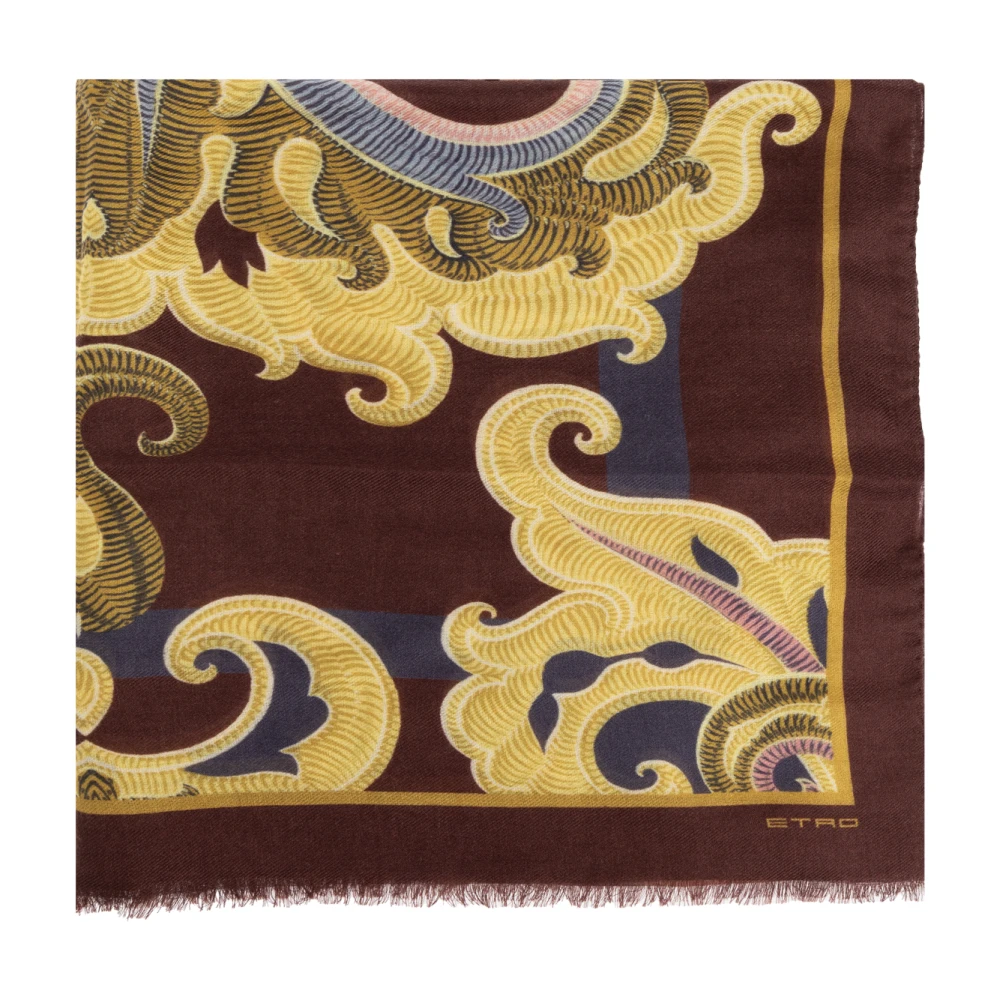 ETRO Sjaal met decoratief patroon Red Dames