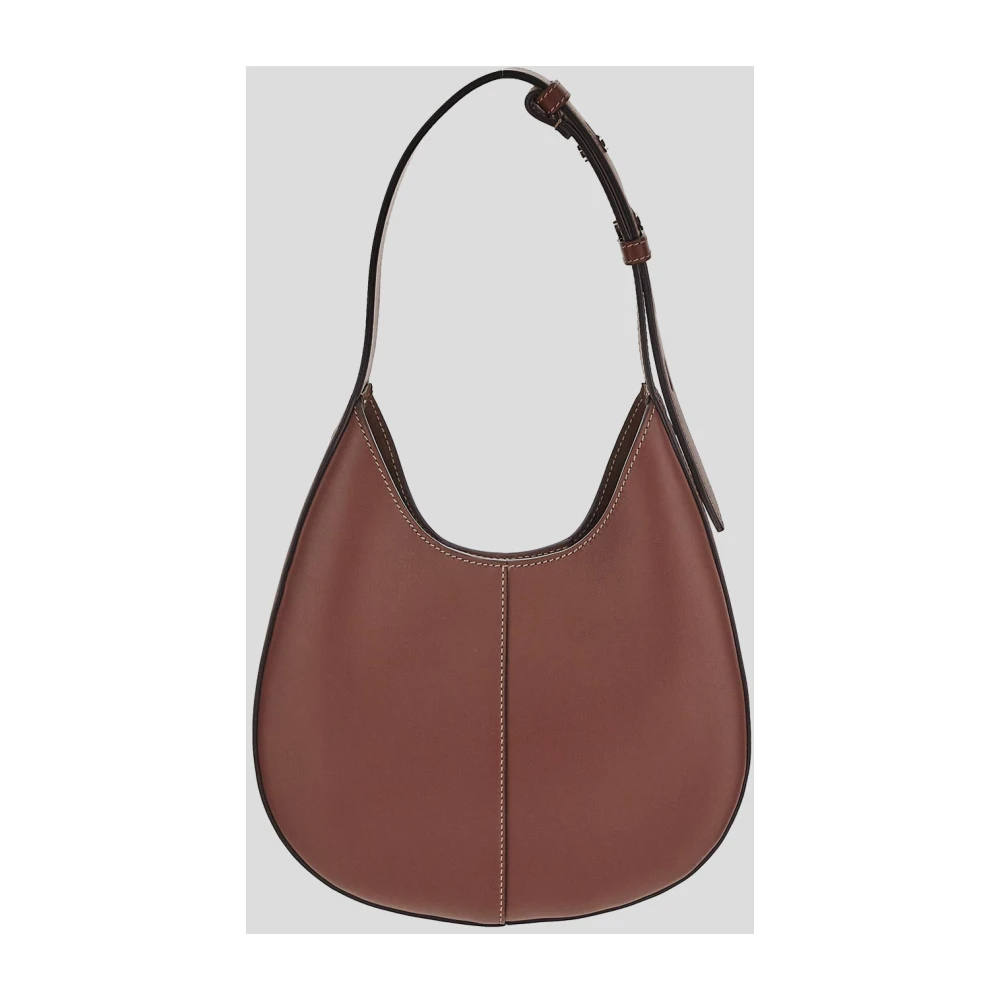 TOD'S Leren Hobo Tas Brown Dames