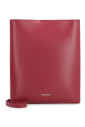 line-leather-crossbody-bag