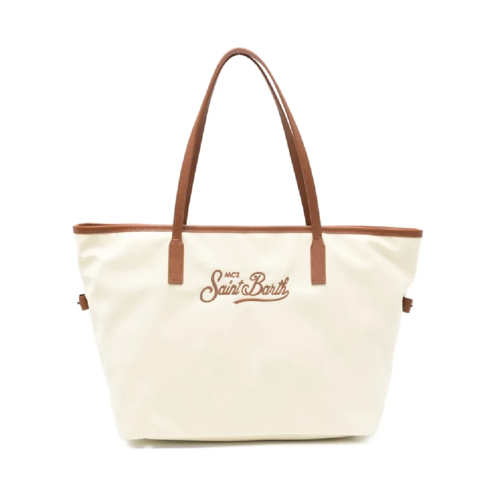 Saint Barth Women's White Shopping Bags, One Size, Shoulder Bags