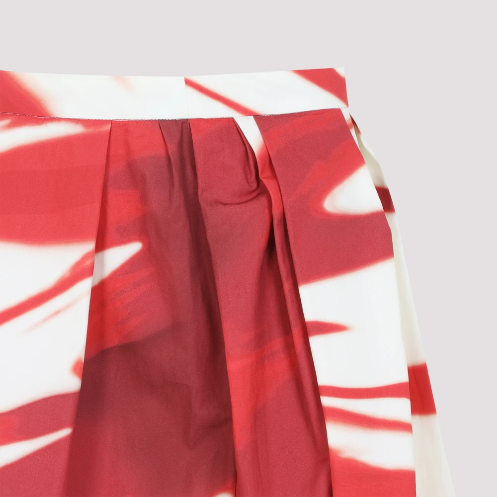 Dries Van Noten Bloemenprint A-Lijn Rok Multicolor Dames