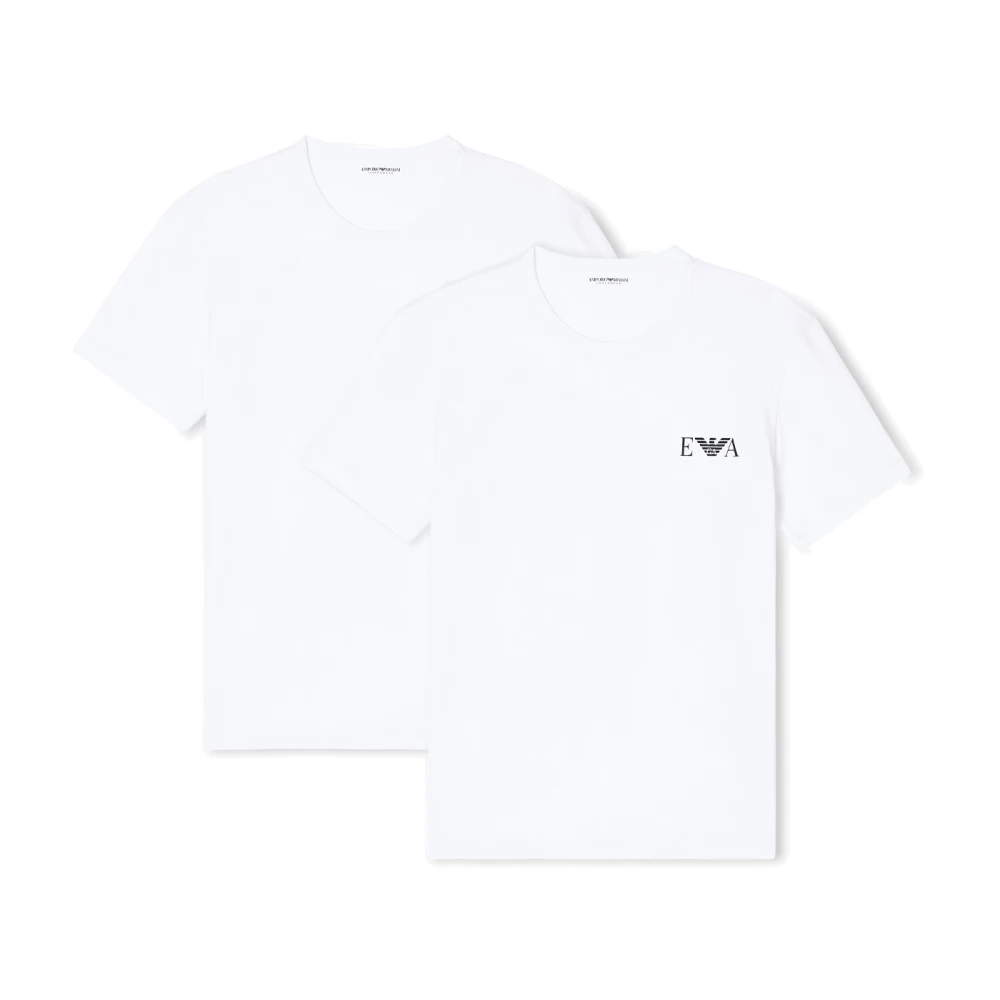 Emporio Armani Men's White T-Shirts, Xl, T-Shirts And Polos