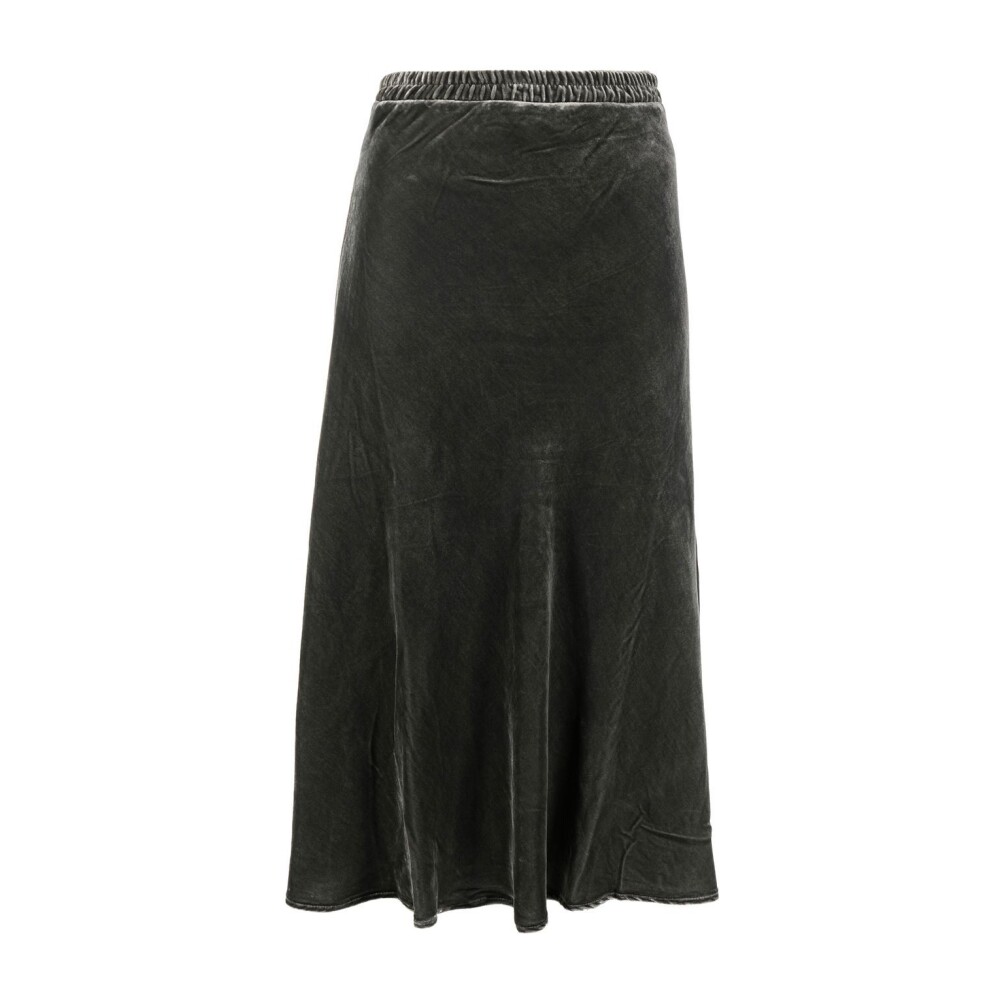 Gray velvet skirt best sale