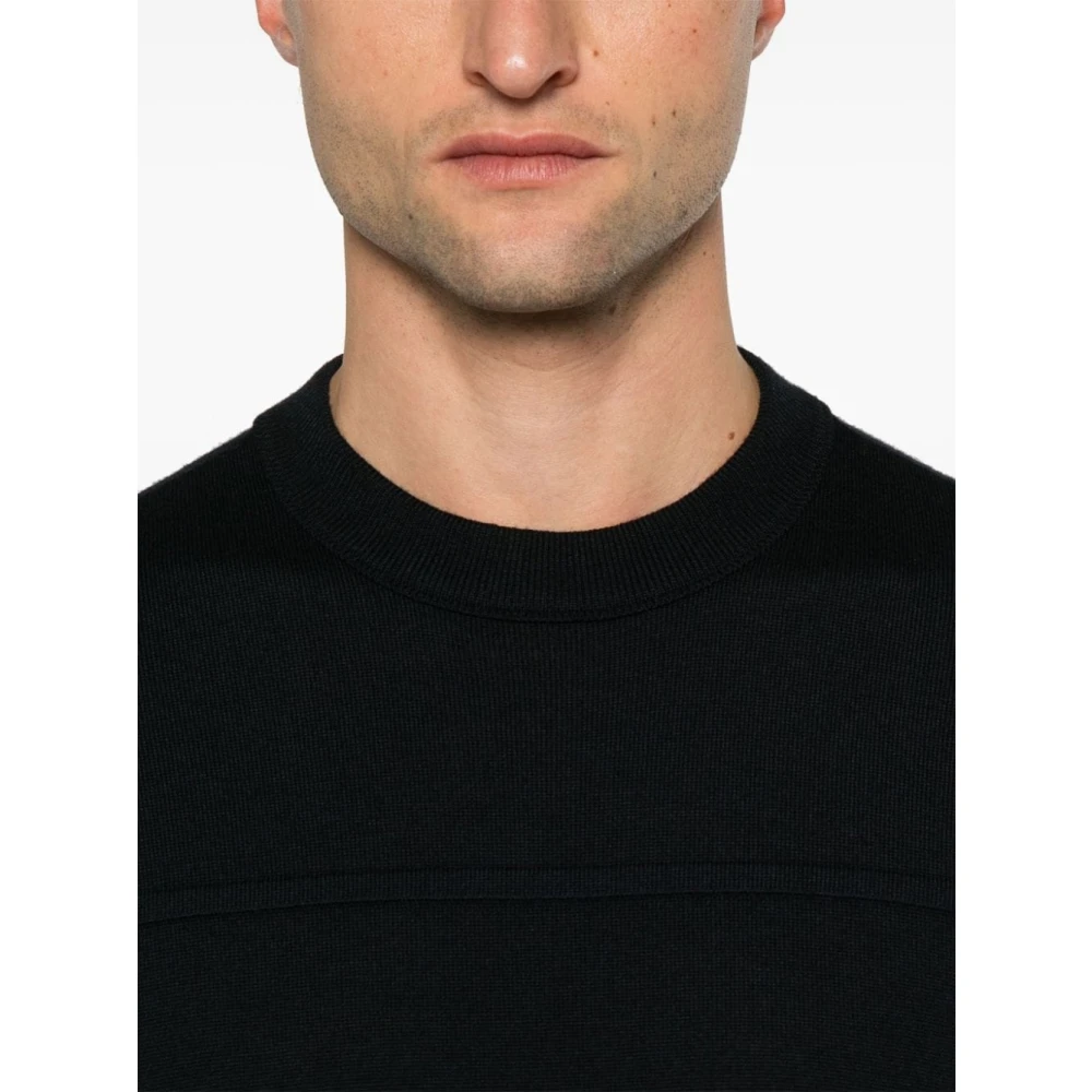 Emporio Armani Stijlvolle Gebreide Trui Pullover Blue Heren