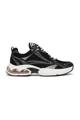 black-silver-bubble-heel-sneakers