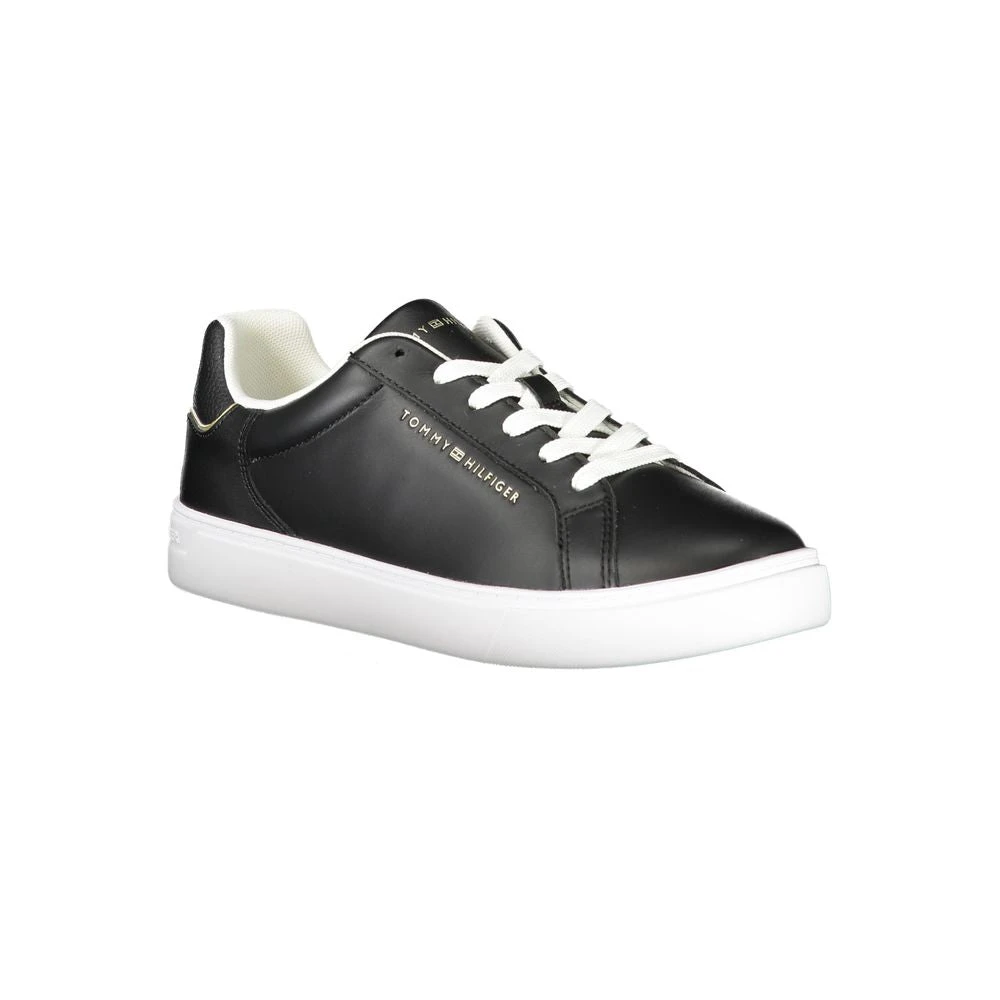 Tommy Hilfiger , Sneakers, Female, Black, 3 Uk, Black Polyester Sneaker - Image 4