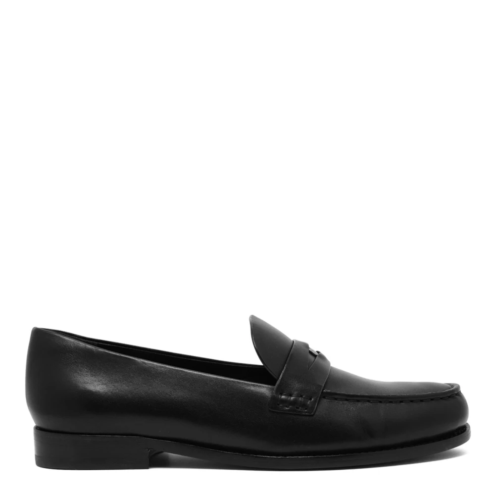 Tory Burch Women's Black Loafers, 5 Uk, Classic Penny Loafer