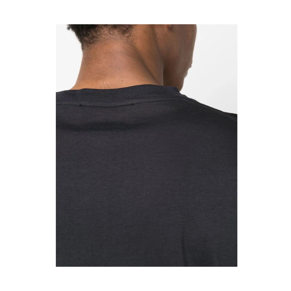Studio Nicholson Midnight Blue Katoen Crew Neck T-shirt Blue Heren