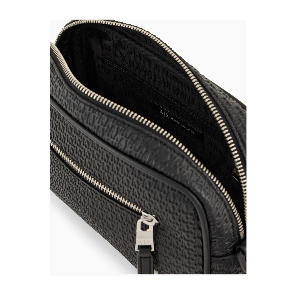 Emporio Armani Zwarte Beauty Case Pochette Tas Black Heren
