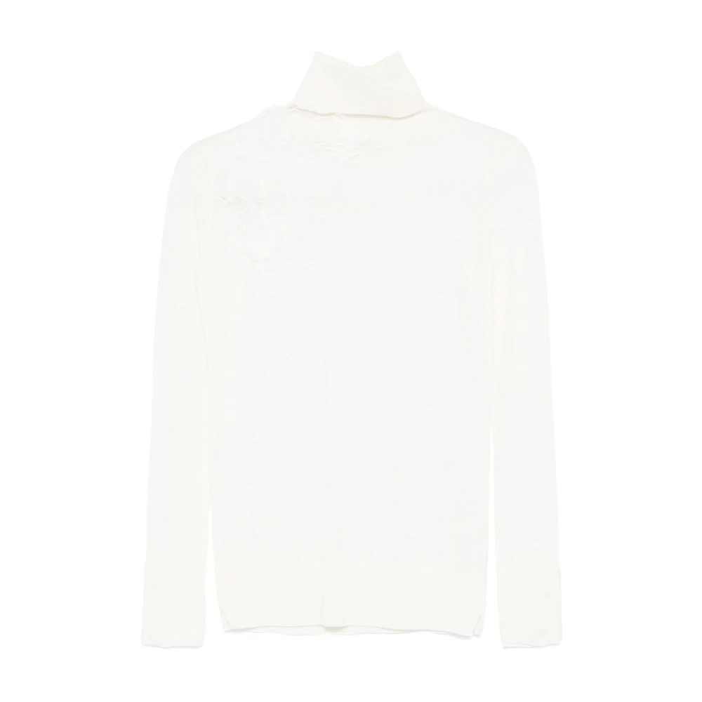 Ermanno Scervino Stijlvolle Sweater voor Mannen White Dames