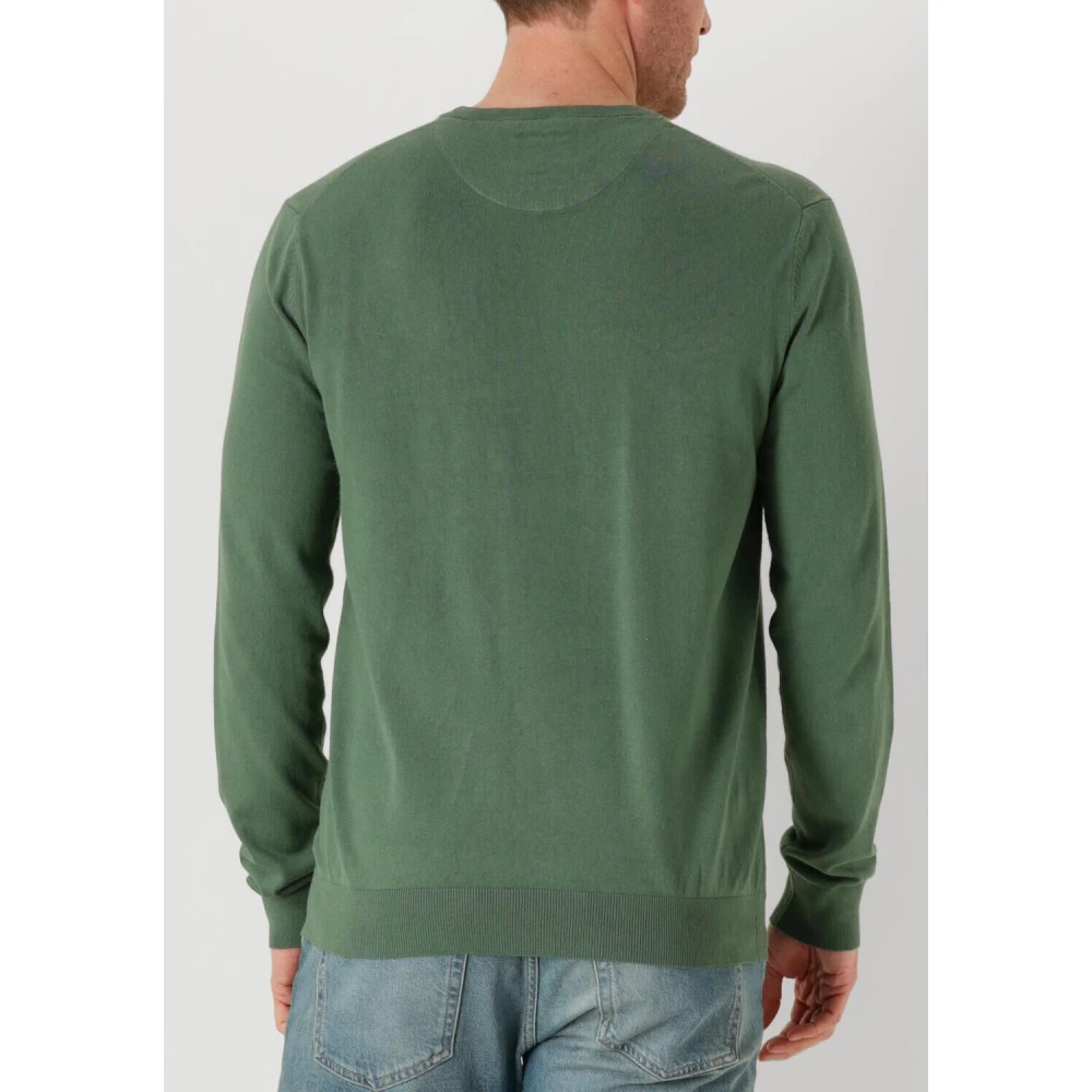 Scotch & Soda Groene Regular Fit Crewneck Sweater Green Heren