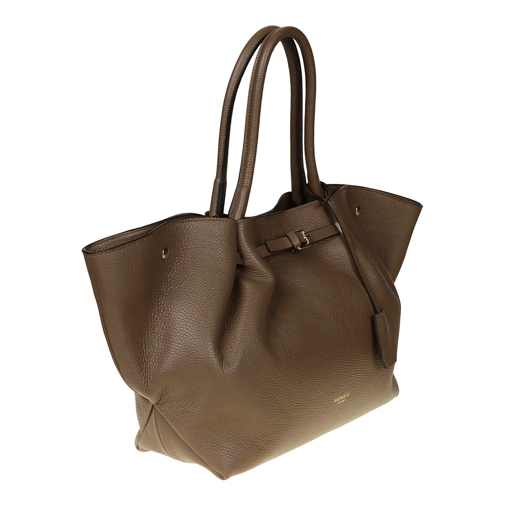 Avenue 67 Charlotte Handtas met knoopsluiting Brown Dames