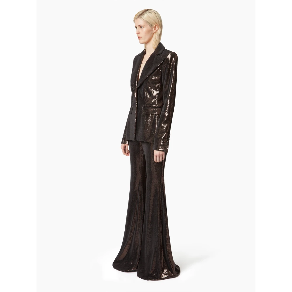 Nina Ricci Sequin Brown Dames