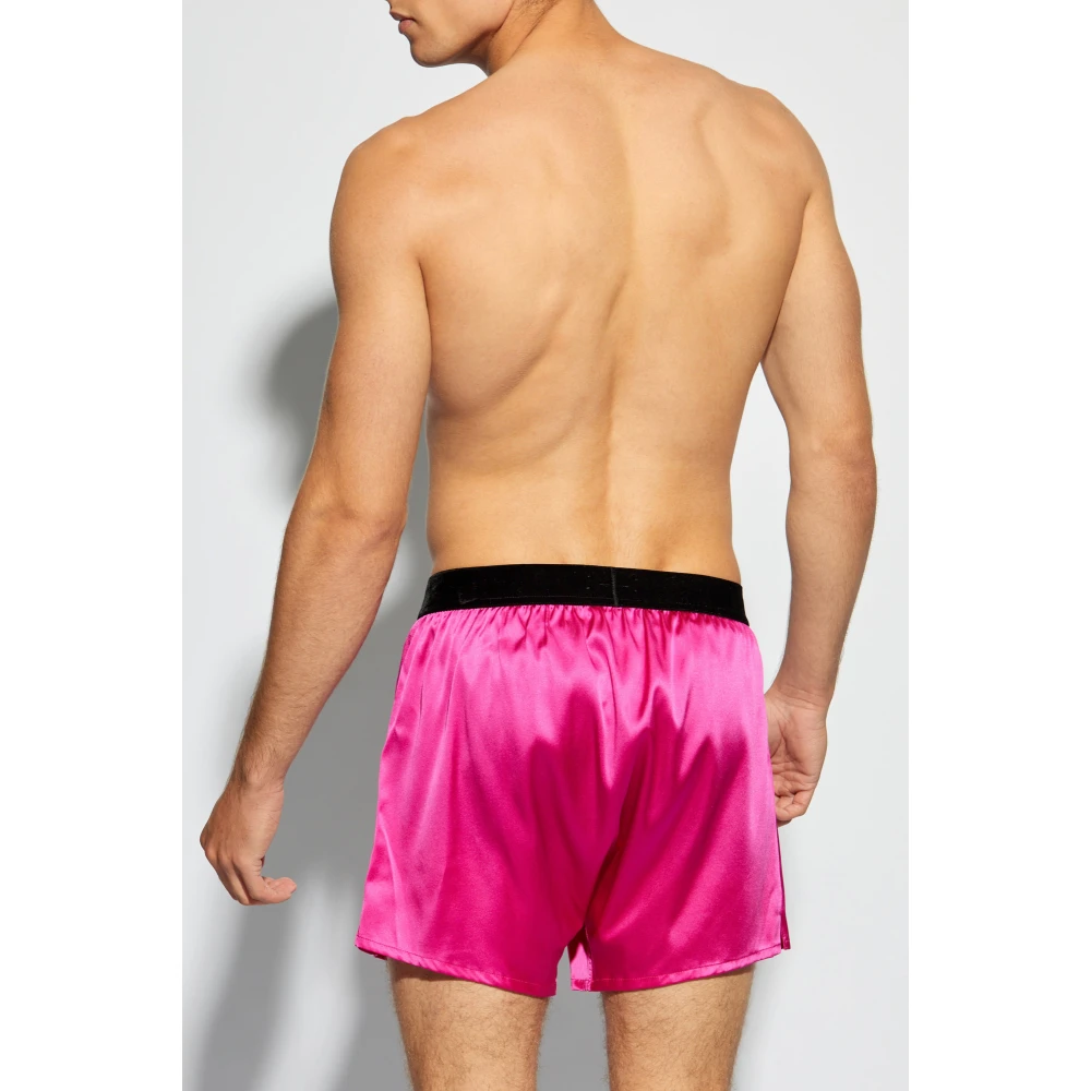 Tom Ford Boxershorts met logo Pink Heren