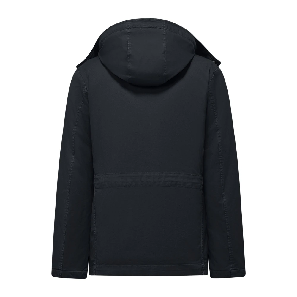 BomBoogie Field Jacket met Afneembare Eco-Fur Voering Blue Heren