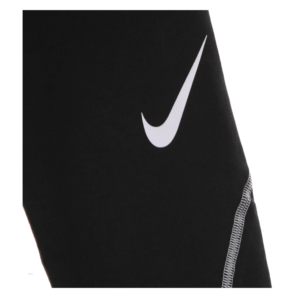 Nike High Rise Swoosh Logo Leggings Black Dames