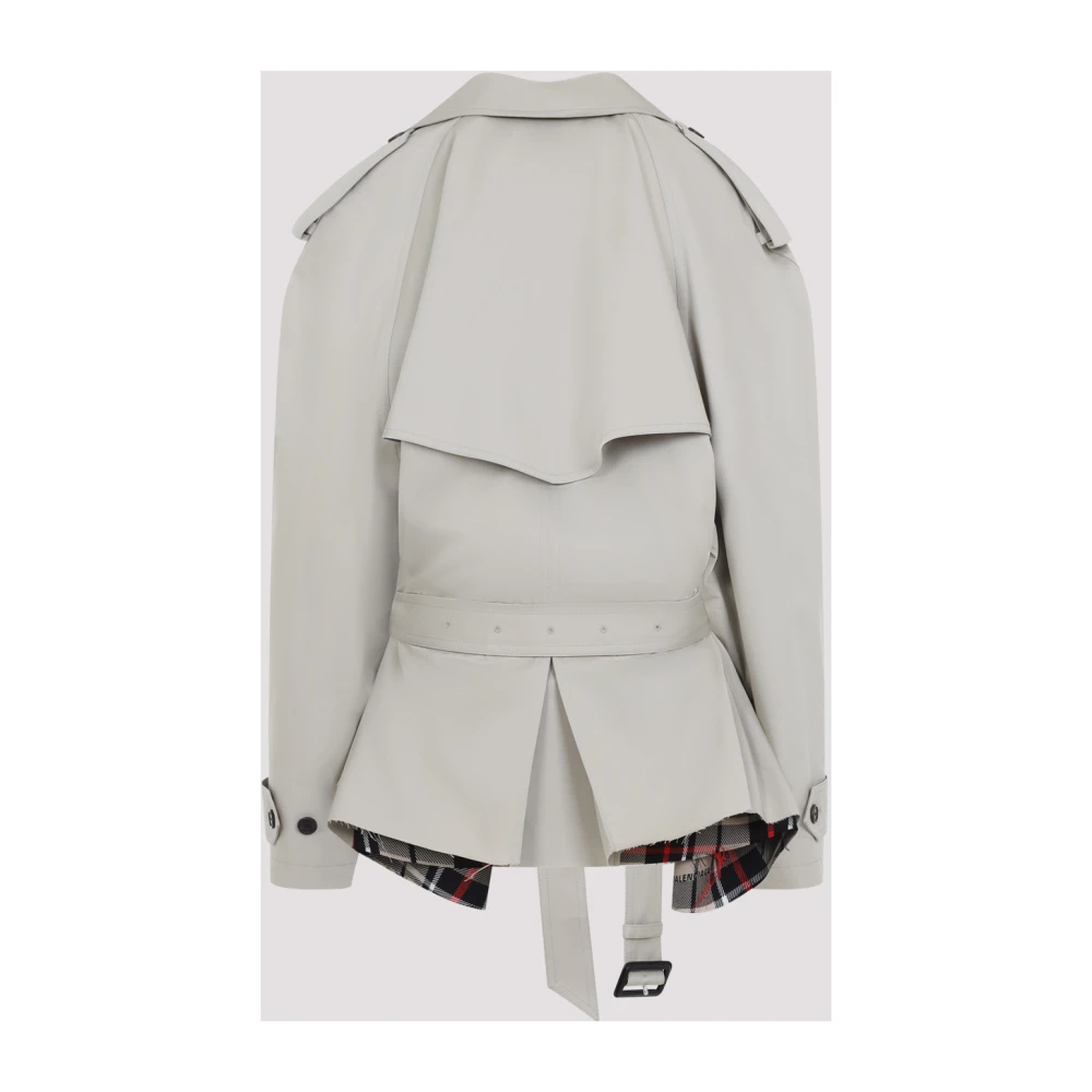 Balenciaga Neutrale Jas voor Modieuze Vrouwen Gray Dames
