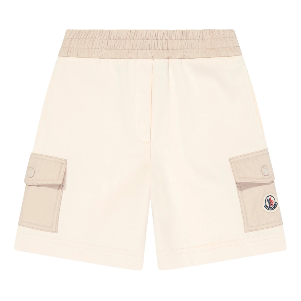 Moncler Men's Beige Pocket Sweat Shorts