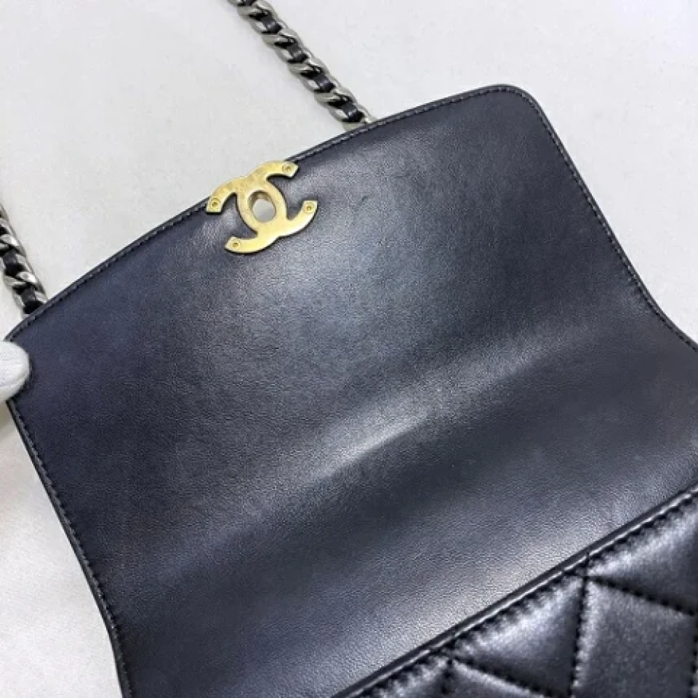 Chanel Vintage Pre-owned Fabric chanel-bags Black Dames