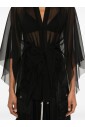 black-silk-chiffon-v-neck-jacket