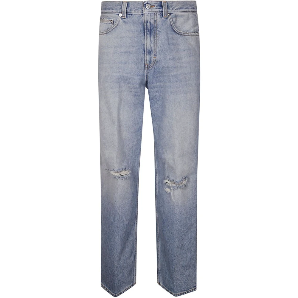 Haikure Lichtblauwe Ripped Denim Jeans Blue Heren