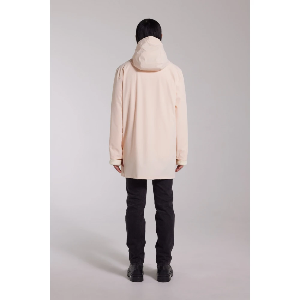 Stutterheim Lichtgewicht Waterdichte Rits Regenjas Orange Heren