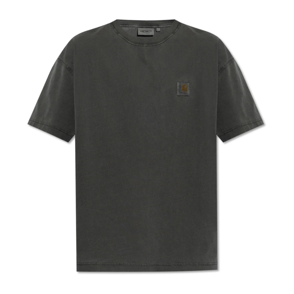 Carhartt WIP T-shirt met logo Gray Heren