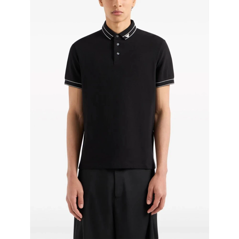 Emporio Armani Polo Shirts Black Heren