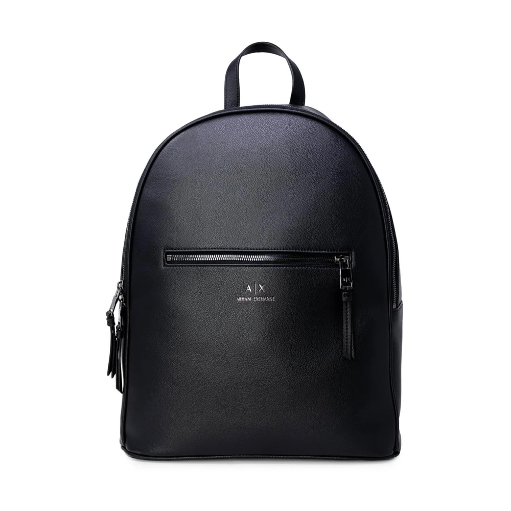 Armani Exchange Men's Black Rucksack Bag - Backpacks - One Size - Bags