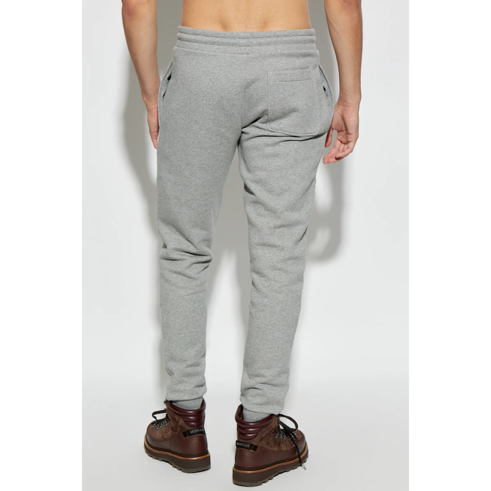 Moncler Sweatpants met logo Gray Heren