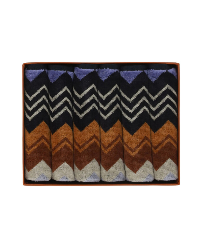 zigzag-coton-texture-ensemble-de-six