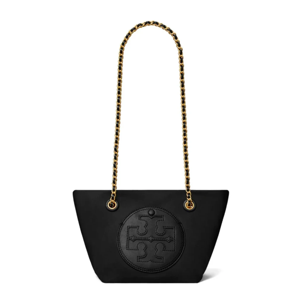 TORY BURCH Gevlochten Ketting Schoudertas Zwart Black Dames