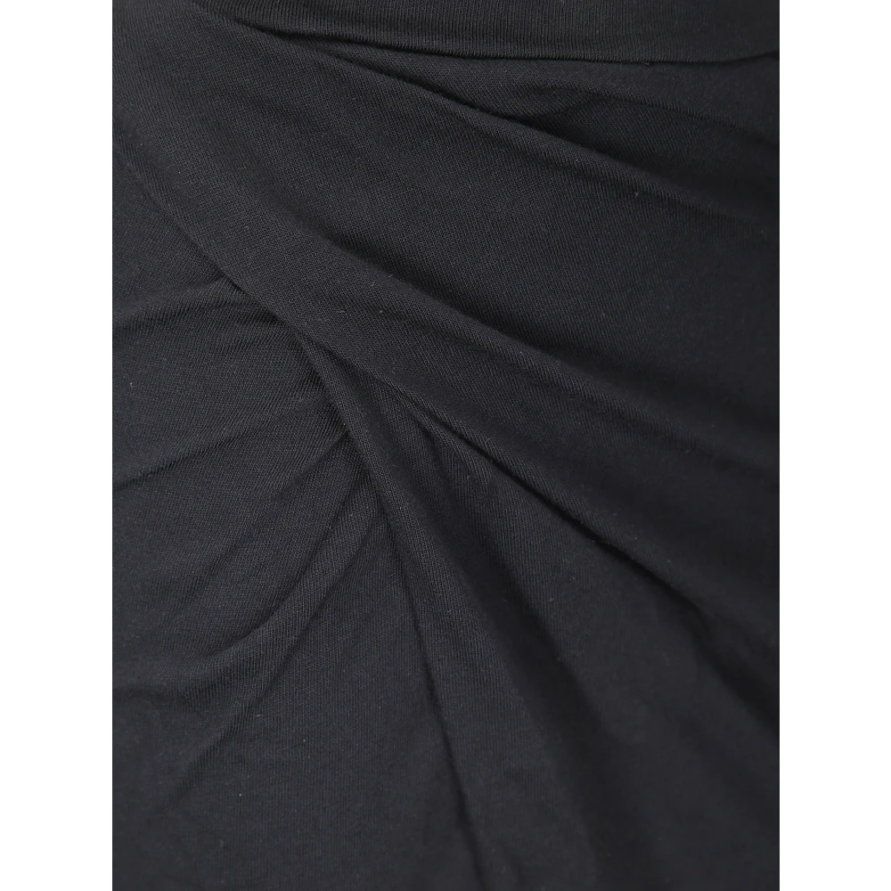 IRO Elastische Rok met Zijsplit Black Dames