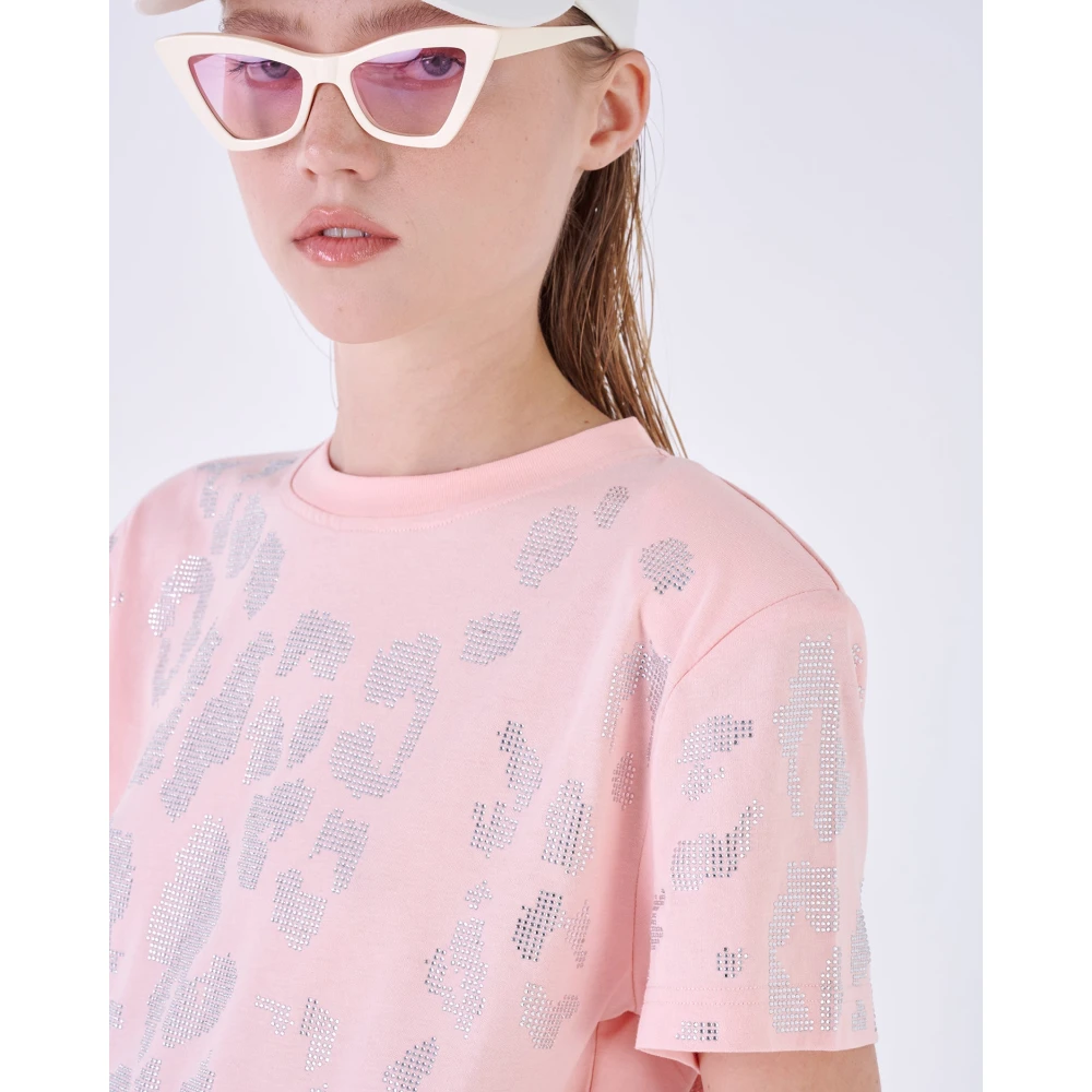 Silvian Heach T-Shirts Pink Dames