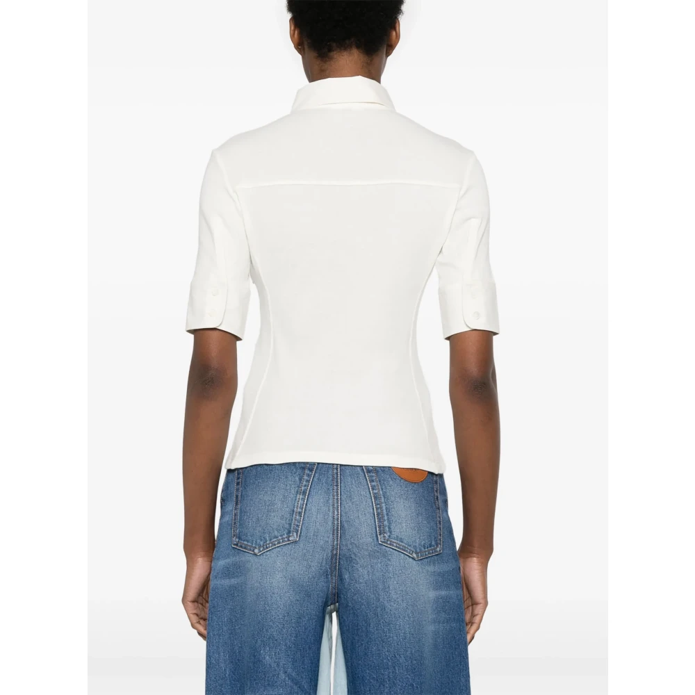 Chloé Witte Blouse met Zakken White Dames