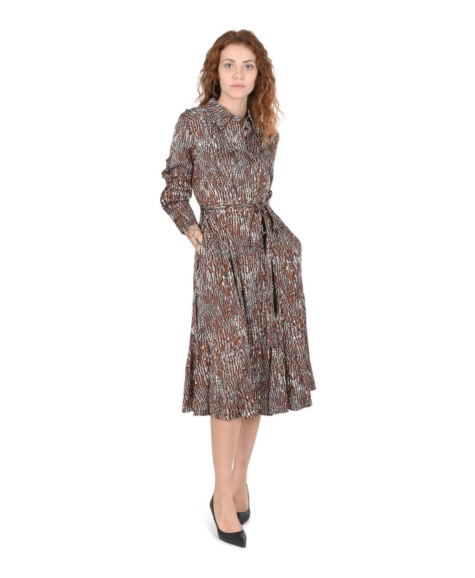 robe-en-viscose-multicolore