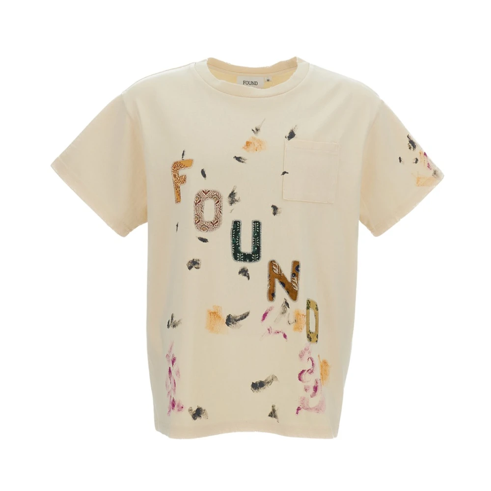 Found Uomo Bianco - French Terry Crewneck T-Shirt - Tops - L