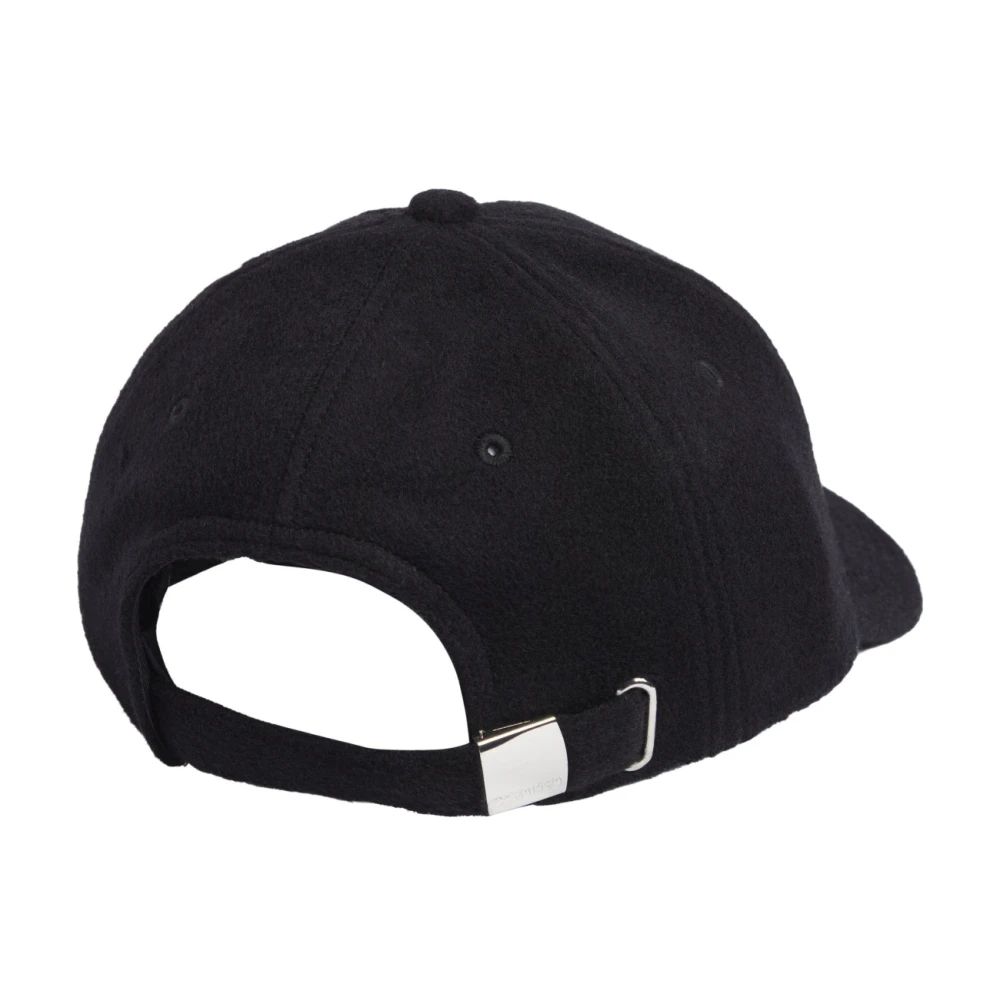 Calvin Klein Zwarte Metalen Lettering Damespet Black Dames
