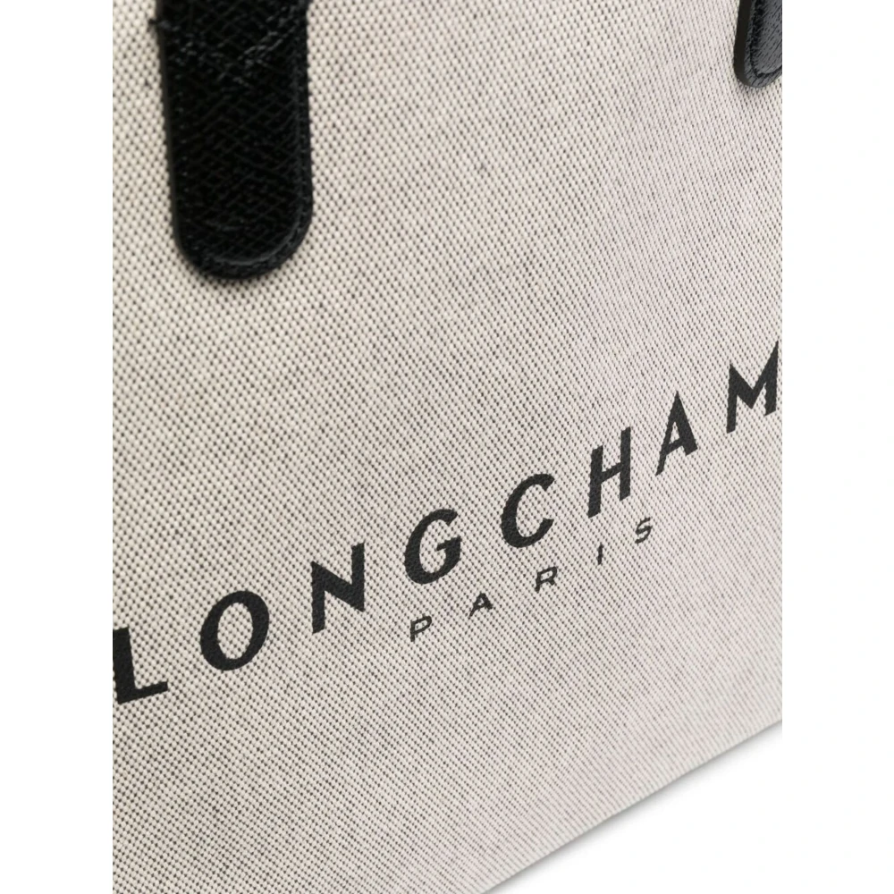 Longchamp Essential Toile Tas White Dames