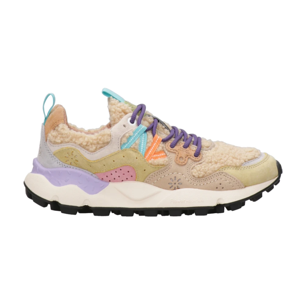 Flower Mountain Sneakers met Teddybont en Kurken Binnenzool Dames Schoenen Veelkleurig Multicolor