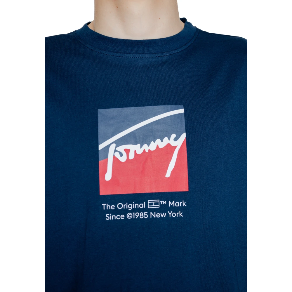 Tommy Jeans DNA Tee Herfst Winter Collectie Blue Heren