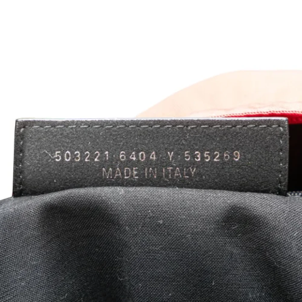 Balenciaga Vintage Pre-owned Canvas shoulder-bags Red Heren