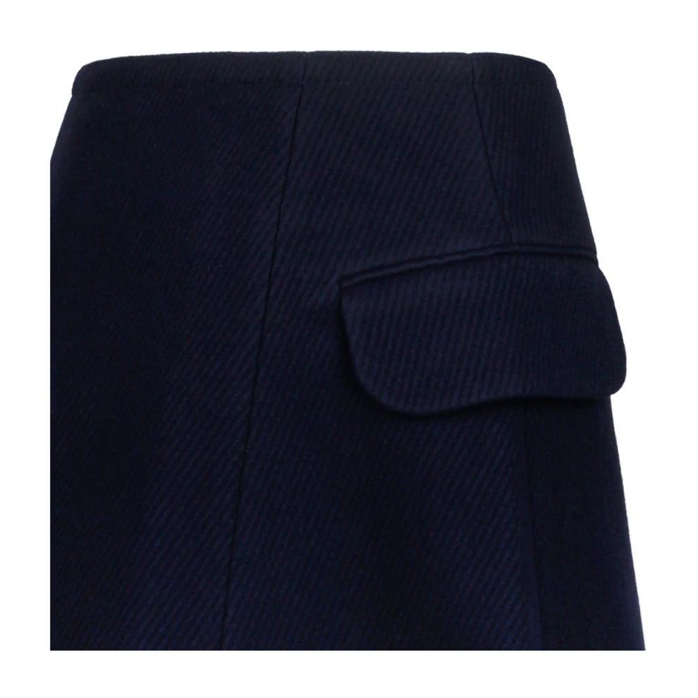 Maison Kitsuné Short Skirts Blue Dames
