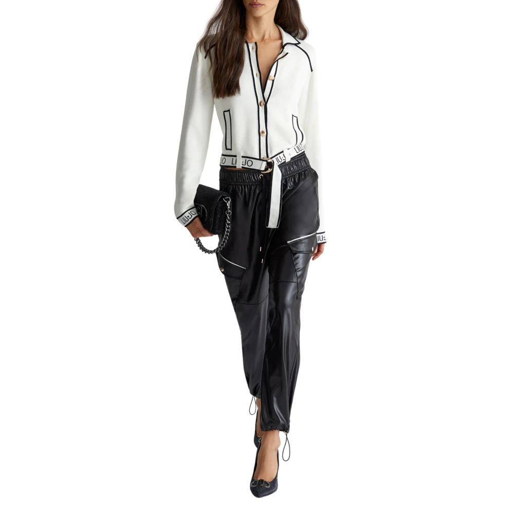 Liu Jo Zwarte Broek Stijl Tf4265 T2612 Black Dames
