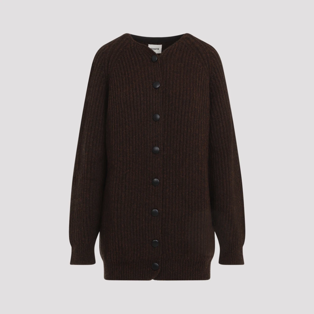 Khaite Bruine Trui voor Vrouwen Aw24 Brown Dames