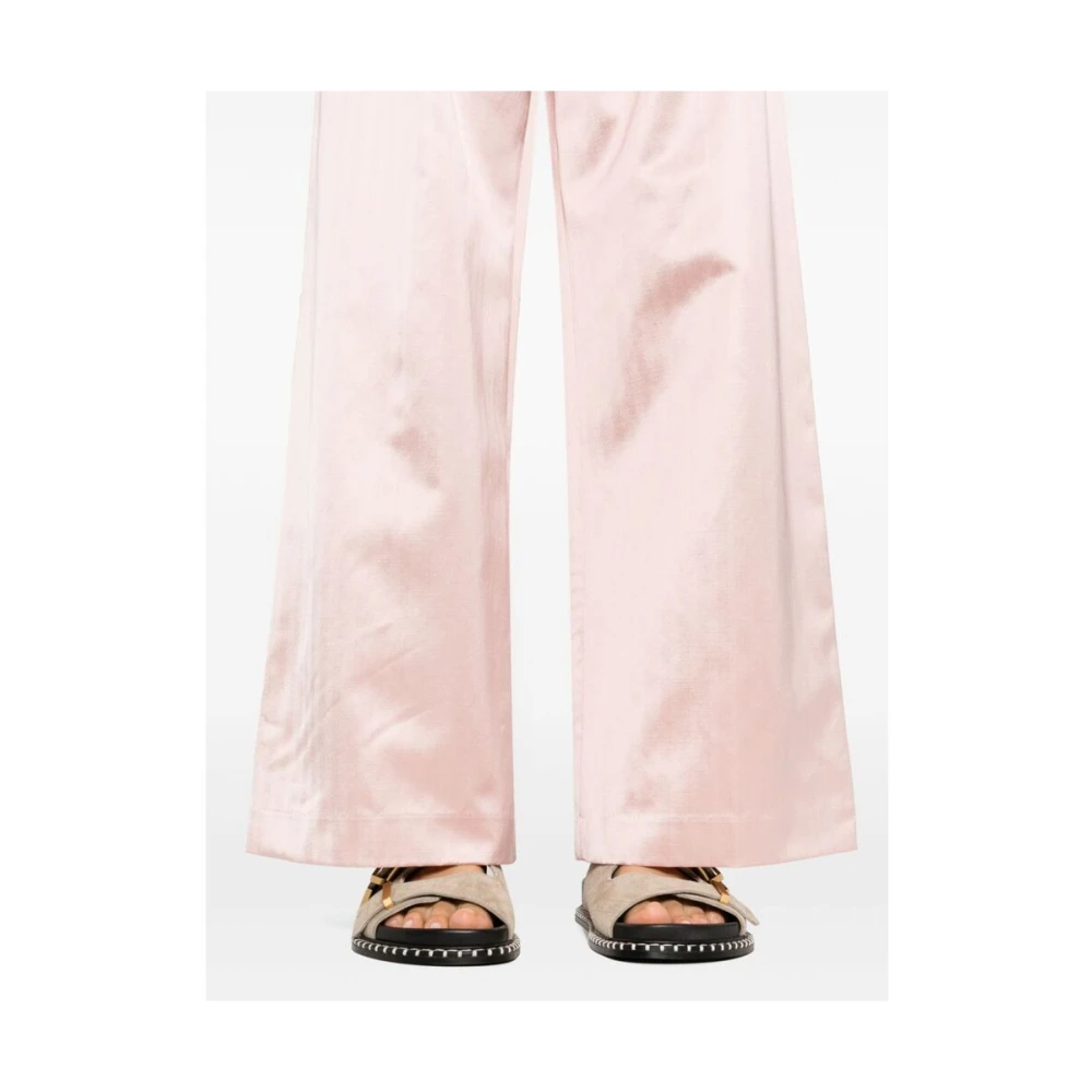 Forte Wide Trousers Pink Dames
