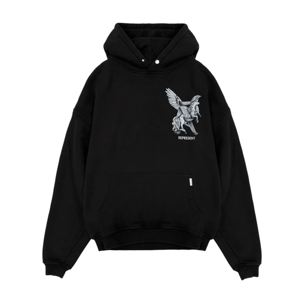 Represent Elegante Motion Katoen Jersey Sweater Black Heren